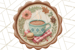 Fall Thanksgiving Wax Seal Clipart PNG Mini World Product Image 4