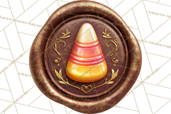 Fall Thanksgiving Wax Seal Clipart PNG Mini World Product Image 2