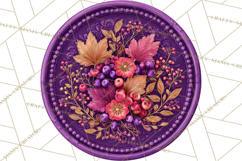Fall Thanksgiving Wax Seal Clipart PNG Mini World Product Image 3