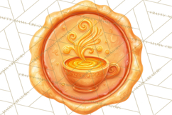 Fall Thanksgiving Wax Seal Clipart PNG Mini World Product Image 5