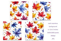 Autumn Patterns, Fall Season Patterns, Fall Colors Leaves s1 Product Image 2