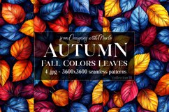 Autumn Patterns, Fall Season Patterns, Fall Colors Leaves 10 Product Image 1