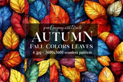 Autumn Patterns, Fall Season Patterns, Fall Colors Leaves 11 Product Image 1
