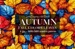 Autumn Patterns, Fall Season Patterns, Fall Colors Leaves 15 Product Image 1
