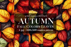 Autumn Patterns, Fall Season Patterns, Fall Colors Leaves 17 Product Image 1