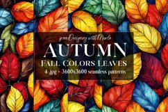 Autumn Patterns, Fall Season Patterns, Fall Colors Leaves 18 Product Image 1