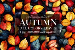 Autumn Patterns, Fall Season Patterns, Fall Colors Leaves 19 Product Image 1