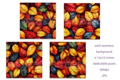 Autumn Patterns, Fall Season Patterns, Fall Colors Leaves 20 Product Image 2