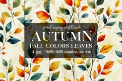 Autumn Patterns, Fall Season Patterns, Fall Colors Leaves 26 Product Image 1