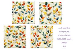 Autumn Patterns, Fall Season Patterns, Fall Colors Leaves 26 Product Image 2