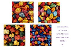 Autumn Patterns, Fall Season Patterns, Fall Colors Leaves 30 Product Image 2