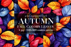 Autumn Patterns, Fall Season Patterns, Fall Colors Leaves s6 Product Image 1