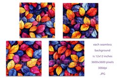 Autumn Patterns, Fall Season Patterns, Fall Colors Leaves s7 Product Image 2