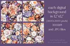Autumn Floral Pattern, Fall Flowers Seamless Patterns, s5 Product Image 2