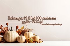 Autumn Mockups, Fall Season Table Top Mockup Photographs Product Image 3