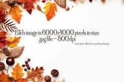 Autumn Mockups, Fall Season Top View Mockup Photographs Product Image 3
