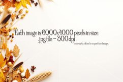 Autumn Mockups, Fall Season Top View Mockup Photographs Product Image 8