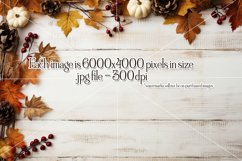 Autumn Mockups, Fall Season Top View Mockup Photographs Product Image 6