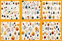 Autumn Season Seamless Patterns, Fall Season Nature Patterns Product Image 2