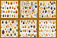 Autumn Season Seamless Patterns, Fall Season Nature Patterns Product Image 3