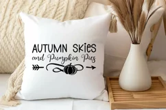 Autumn Skies And Pumpkin Pies SVG , Pumpkin SVG , Autumn SVG Product Image 3