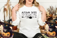 Autumn Skies And Pumpkin Pies SVG , Pumpkin SVG , Autumn SVG Product Image 2