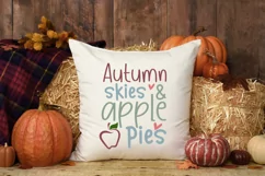 Autumn & skies apple pies SVG , Harvest Season SVG Product Image 3