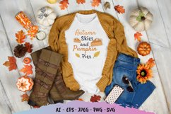 Autumn Skies & Pumpkin Pies SVG Product Image 1
