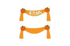 Autumn Streamer SVG Cut File Product Image 1