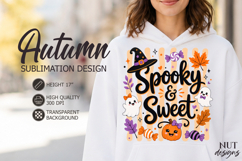 Spooky Sweet Halloween Sublimation coquette Halloween Product Image 1