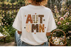 Autumn Sublimation Design Girls Fall T Shirt Png 