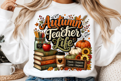 Autumn Sublimation, Fall Sublimation, Pumpkin Autumn PNG Product Image 2