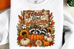 Autumn Sublimation, Fall Sublimation, Pumpkin Autumn PNG Product Image 1