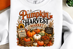 Autumn Sublimation, Fall Sublimation, Pumpkin Autumn PNG Product Image 1
