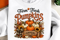 Autumn Sublimation, Fall Sublimation, Pumpkin Autumn PNG Product Image 1