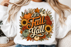 Autumn Sublimation, Fall Sublimation, Pumpkin Autumn PNG Product Image 2
