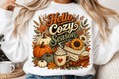 Autumn Sublimation, Fall Sublimation, Pumpkin Autumn PNG Product Image 2