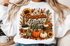 Autumn Sublimation, Fall Sublimation, Pumpkin Autumn PNG Product Image 2