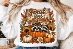 Autumn Sublimation, Fall Sublimation, Pumpkin Autumn PNG Product Image 2