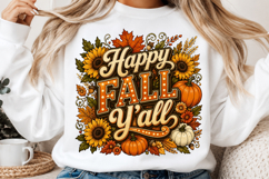 Autumn Sublimation, Fall Sublimation, Pumpkin Autumn PNG Product Image 2