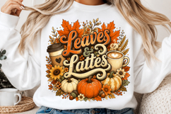 Autumn Sublimation, Fall Sublimation, Pumpkin Autumn PNG Product Image 2