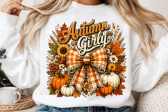 Autumn Sublimation, Fall Sublimation, Pumpkin Autumn PNG Product Image 2