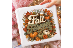 Autumn Sublimation, Fall Sublimation, Pumpkin Autumn PNG Product Image 3