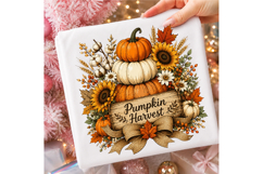 Autumn Sublimation, Fall Sublimation, Pumpkin Autumn PNG Product Image 3