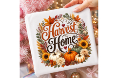 Autumn Sublimation, Fall Sublimation, Pumpkin Autumn PNG Product Image 3