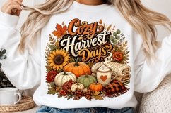 Autumn Sublimation, Fall Sublimation, Pumpkin Autumn PNG Product Image 2
