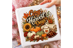 Autumn Sublimation, Fall Sublimation, Pumpkin Autumn PNG Product Image 3