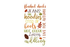 Autumn Subway Word Art Product Image 1