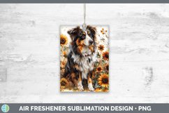 GorgeousAutumn Sunflower Dog Air Freshener design.