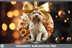GorgeousAutumn Sunflower Dog Ornament design.